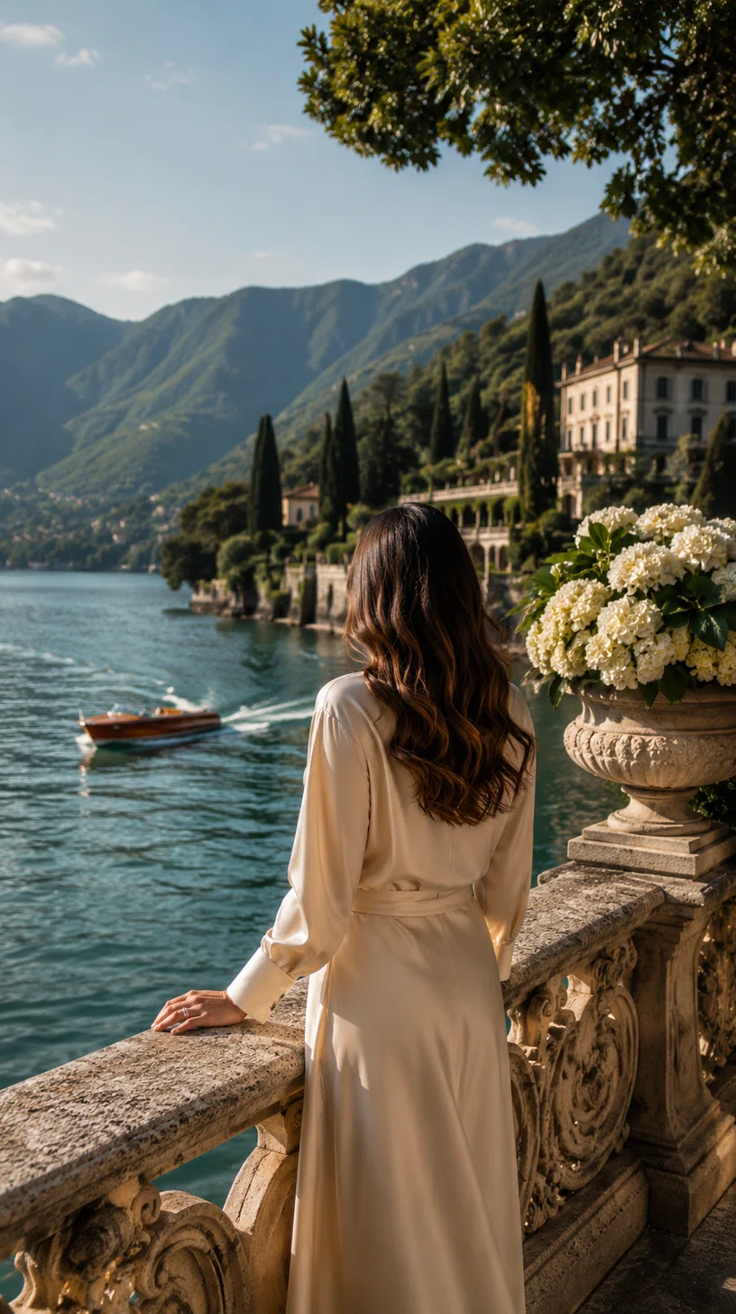 Ospite durante una crociera privata sul Lago di Como